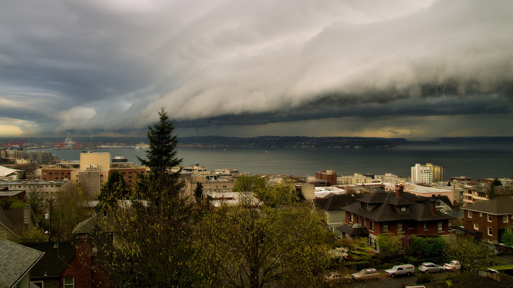 Storm off Seattle
